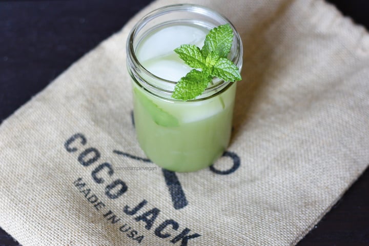 Mint Matcha Coconut Cooler