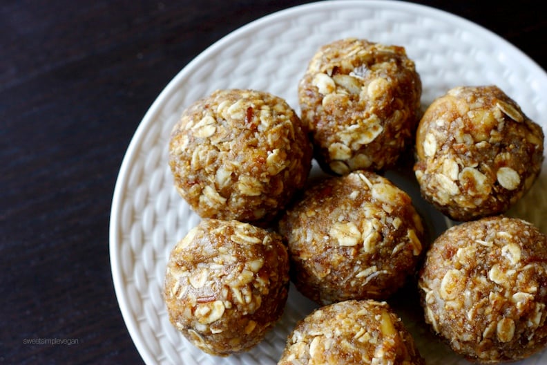 Caramel Apple Oatmeal Power Balls