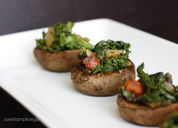Sweet Simple Vegan: Lunch & Dinner- Miso-Stuffed Portobella Mushrooms
