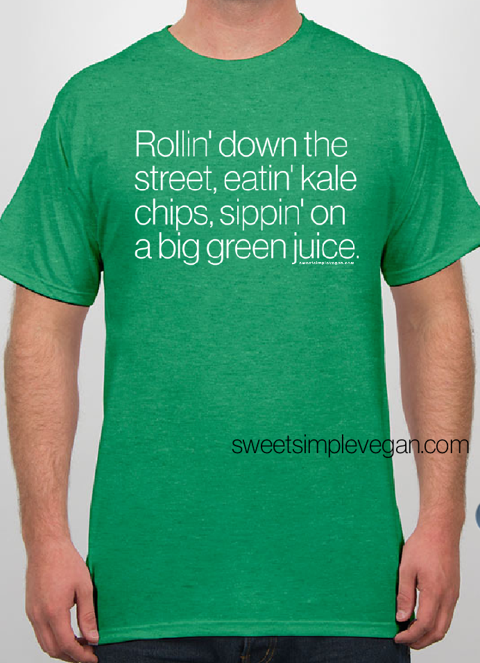 Green Juice Tee Sweetsimplevegan.com