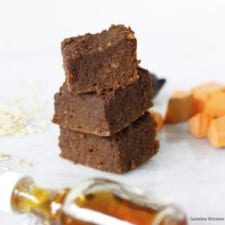 Vegan Sweet Potato Brownies (hclf, gluten- and refined sugar-free)