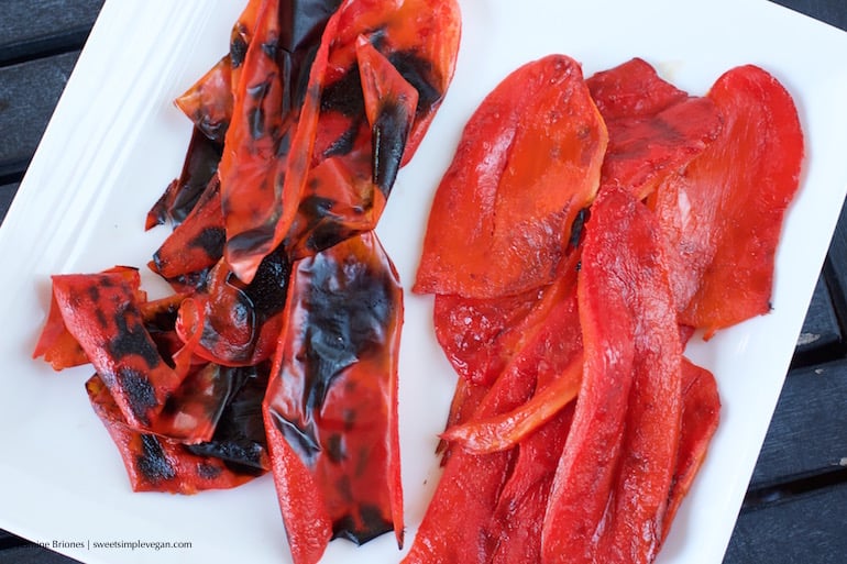 How To Roast Red Peppers! {Oil-free}