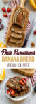 Healthy & Guilt-Free Banana Bread! This recipe is vegan, gluten-free, oil-free, refined-sugar free and SO DANG GOOD! #vegan #glutenfree #refinedsugarfree #oilfree #datesweetened #guiltfree #bananabread #vegan