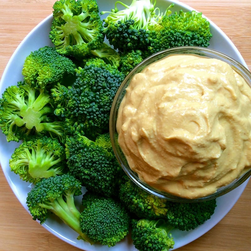 Low Fat Vegan Cheese Dip | 35 Vegan Super Bowl Recipes -- Healthy & Oil-Free! | sweetsimplevegan.com