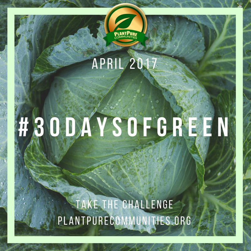 #30DaysofGreen Challenge sweetsimplevegan.com