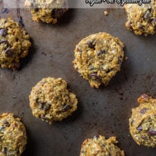 Date-Sweetened Turmeric Tahini Chocolate Chip Cookies