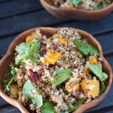 Butternut Squash Quinoa Salad With Lemon & Fresh Herbs