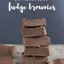 Easy Black Bean Fudge Brownies (high protein, gluten & oil and refined sugar-free)