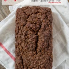 Vegan Gingerbread Loaf w/ Sweet Potato Vanilla Frosting {gluten, oil & refined sugar-free, low-fat}