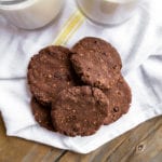 Chocolate Sweet Potato Almond Pulp Cookies {oil- gluten- & refined-sugar free} sweetsimplevegan.com #almondpulp #cookies #almondcookies #vegan #glutenfree