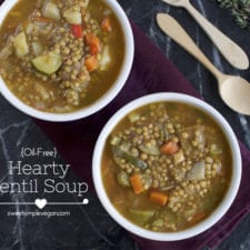 'Hearty' Lentil Soup