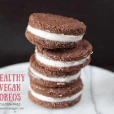 Healthy Vegan Oreos {gluten-free}