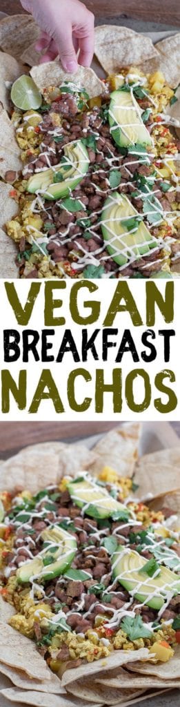 Vegan Breakfast Nachos + 10 must try recipes! #vegan #breakfast #dinner #brinner #epic #musttry #nachos #oilfree