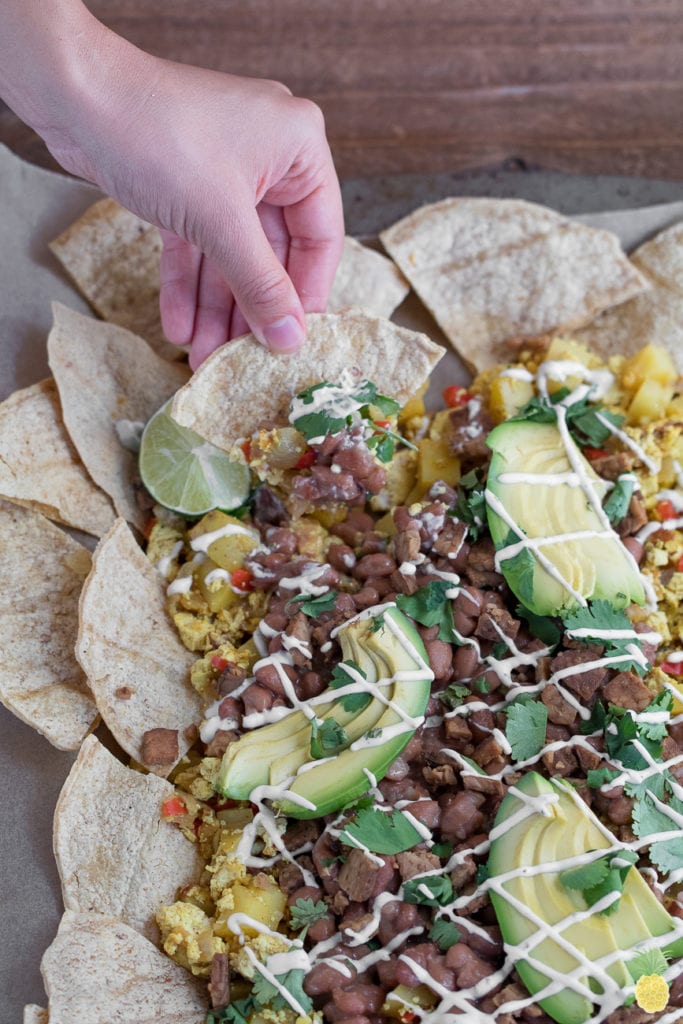 Breakfast for Dinner Nachos