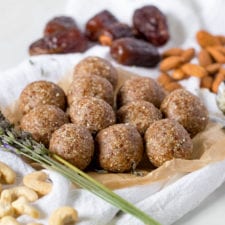 Lavender Bliss Balls (Refined Sugar & Gluten-free)