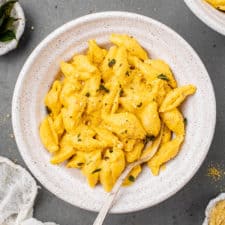 Creamy Pumpkin Pasta with Fried Sage (Gluten-free Option)