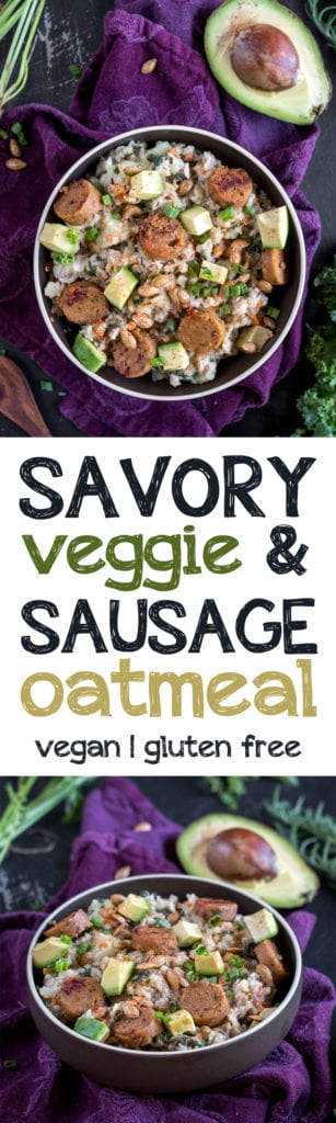 A MUST TRY savory oatmeal recipe that is vegan, gluten-free and jam packed with flavor! sweetsimplevegan.com
