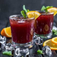 Cranberry & Orange Cocktail