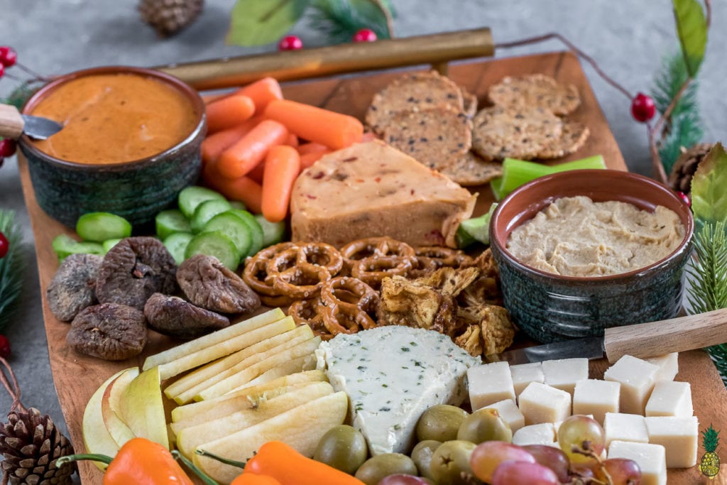 How To Make The Perfect Vegan Holiday Party Platter on https://sweetsimplevegan.com/2017/12/perfect-holiday-party-platter/