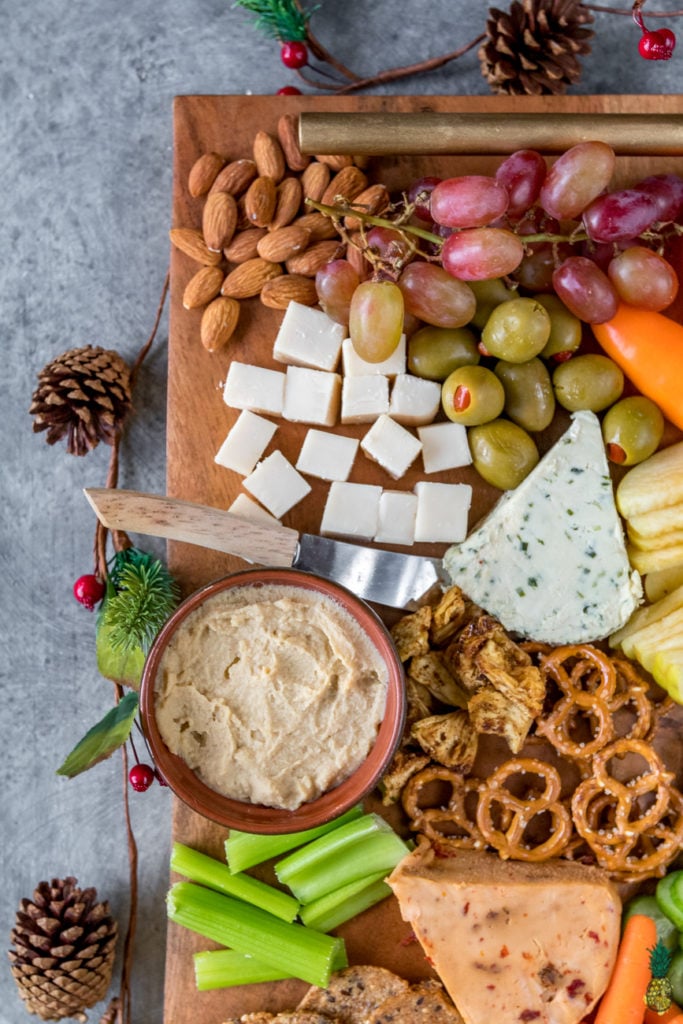 How To Make The Perfect Vegan Holiday Party Platter on https://sweetsimplevegan.com/2017/12/perfect-holiday-party-platter/