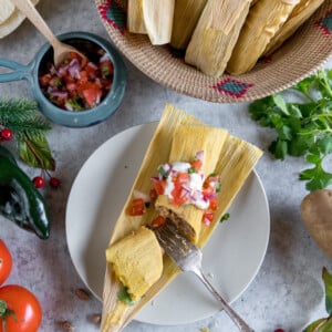How To Make The BEST Vegan Tamales! #tamales #vegan #howto #christmas #holiday #tradition #mexican #cheese #chili
