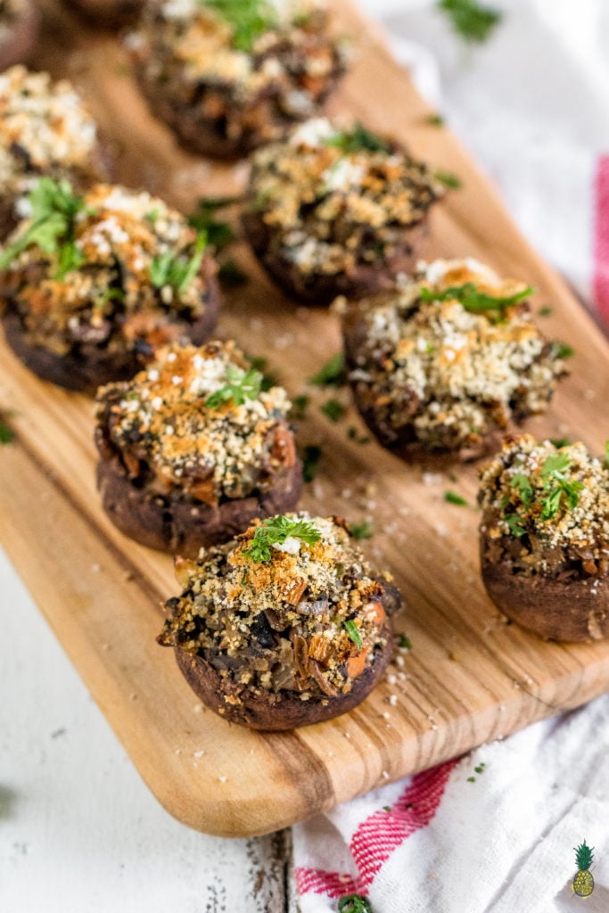 Easy Vegan Lentil & Vegetable Stuffed Mushrooms {healthy + oil-free}https://sweetsimplevegan.com/2017/12/lentil-vegetable-stuffed-mushrooms/