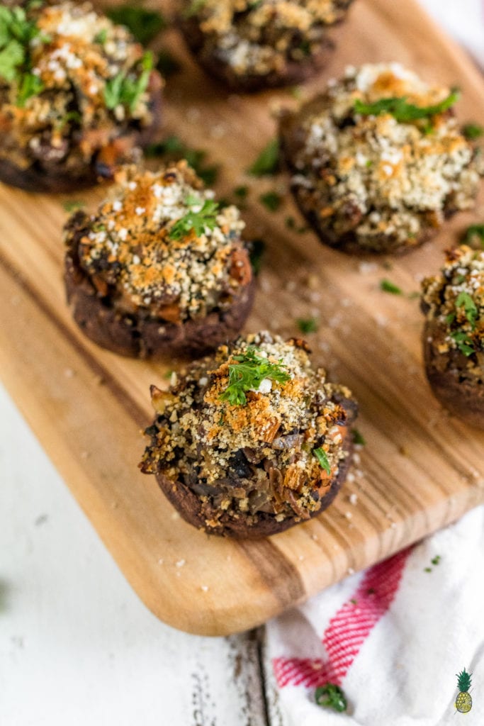 Easy Vegan Lentil & Vegetable Stuffed Mushrooms {healthy + oil-free}https://sweetsimplevegan.com/2017/12/lentil-vegetable-stuffed-mushrooms/