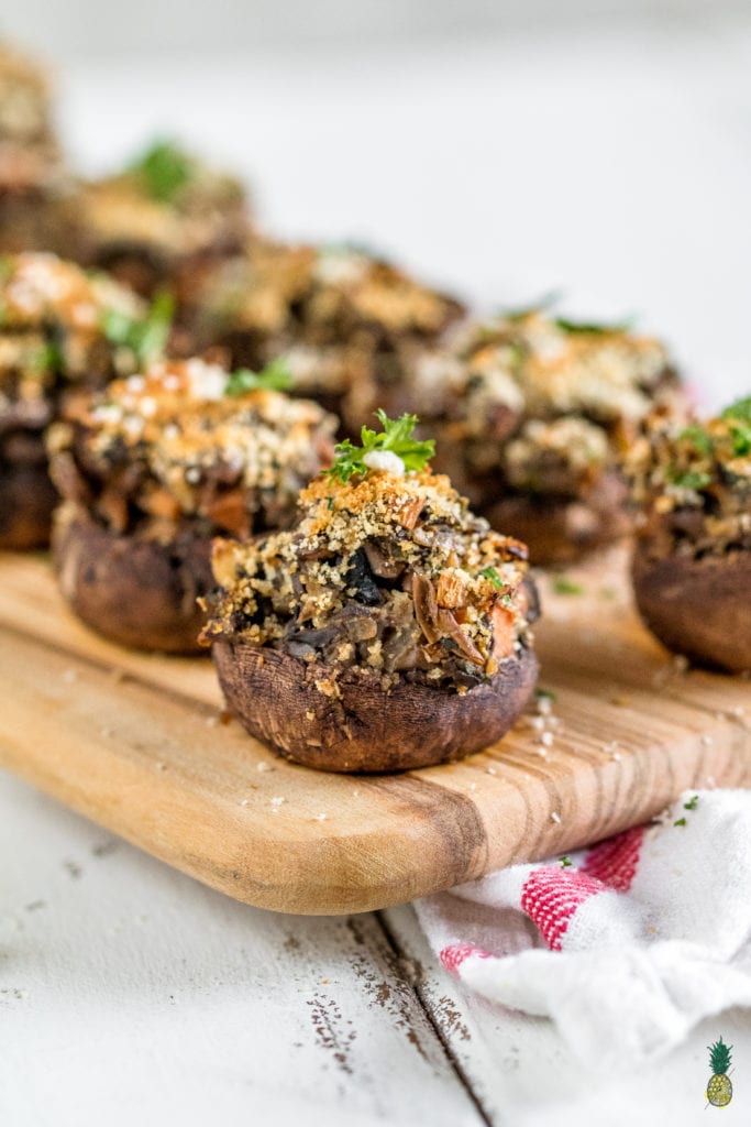 Easy Vegan Lentil & Vegetable Stuffed Mushrooms {healthy + oil-free}https://sweetsimplevegan.com/2017/12/lentil-vegetable-stuffed-mushrooms/