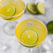 Easy Mango Kombucha Margaritas