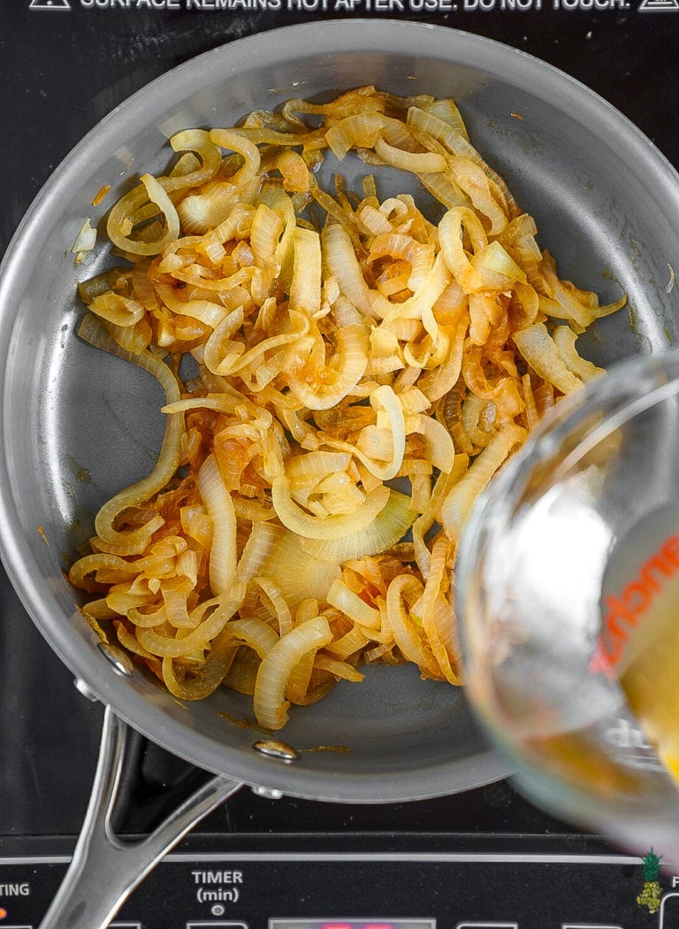 How To Caramelize Onions Without Oil! {Easy + Vegan}