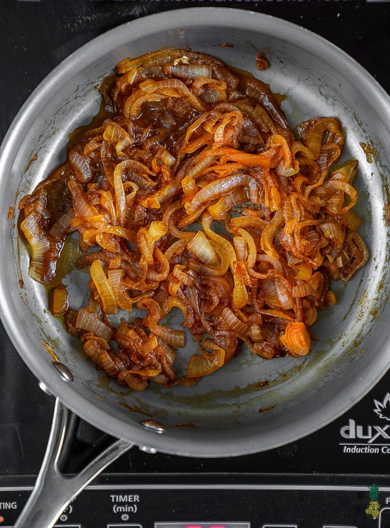 How To Caramelize Onions Without Oil! {Easy + Vegan}