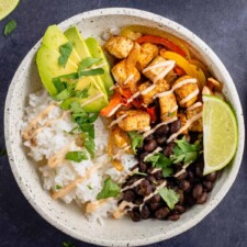 Easy Sheet Pan Tofu Fajitas Recipe