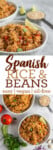 pinterest image for spanish rice and beans