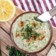 Easy Herbed Cashew Cheese Spread Recipe