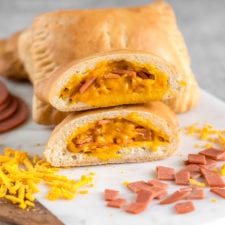 Vegan Ham and Cheese Hot Pockets