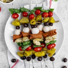 Easy Vegan Antipasto Skewers (7-Ingredients)