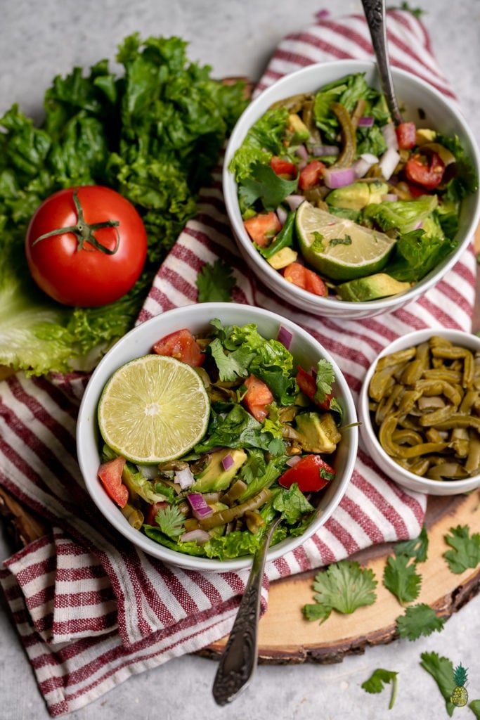 Nopales Summer Salad - Food Heaven Made Easy