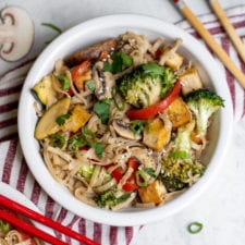 Creamy Tofu & Vegetable Stir Fry (Easy + Gluten-Free)