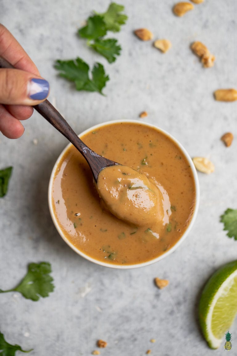 How To Make Perfect Peanut Sauce   How To Make Perfect Peanut Sauce Sweet Simple Vegan 2 768x1151 