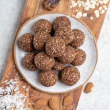 Leftover Almond Pulp Brownie Balls (Gluten-free)