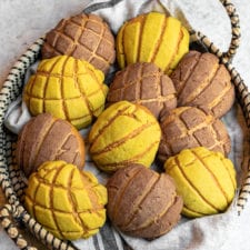 The Best Vegan Conchas (Mexican Sweet Bread)