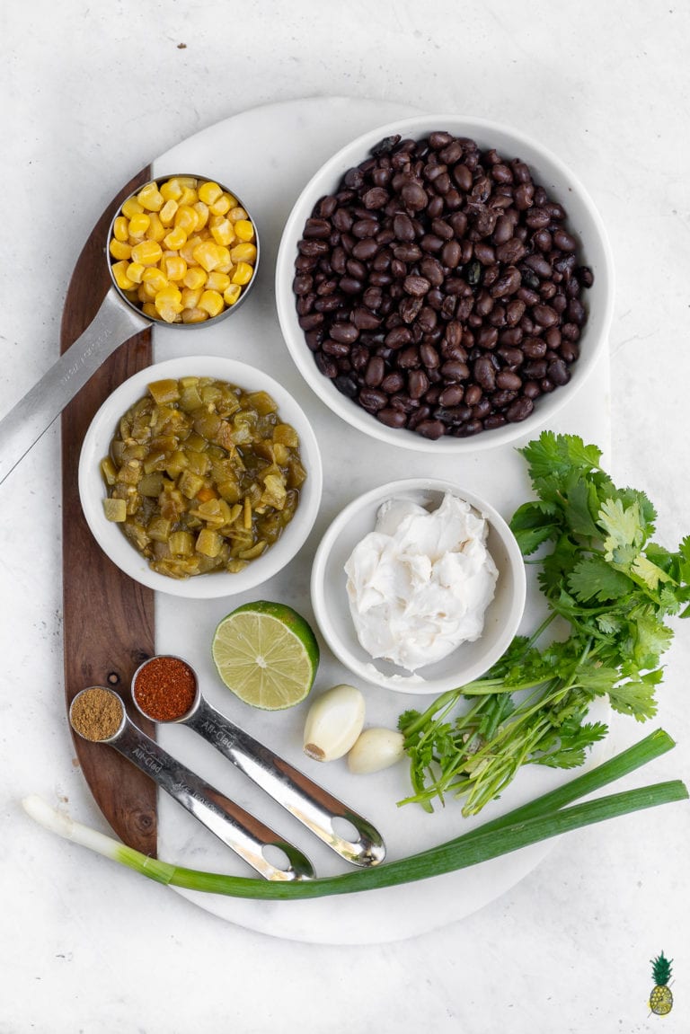 Easy Vegan Black Bean Dip (Oilfree + 7Ingredients)