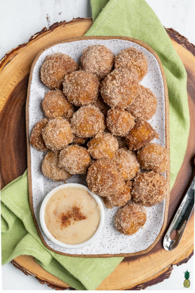 Pumpkin Spice Pretzel Bites Plate