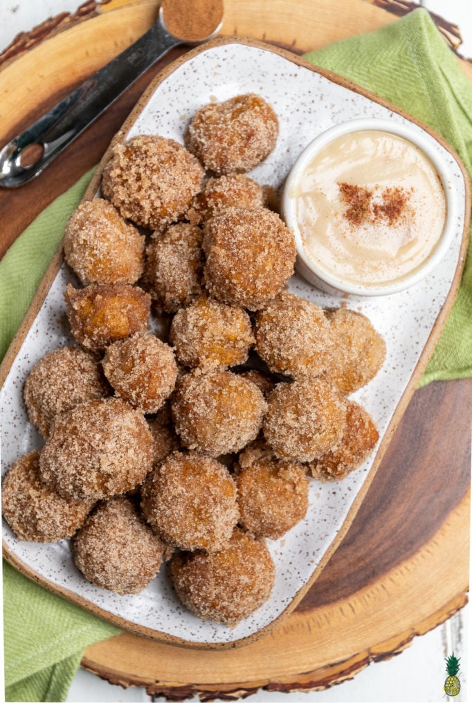 Pumpkin Spice Pretzel Bites Plate