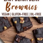 These easy black bean brownies make for the PERFECT dessert as they are oil-free, gluten-free, flourless, rich in fiber AND ready in about 40 minutes...that was a mouthful! AND everyone will love these, especially kids.