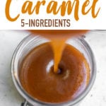 Homemade Vegan Caramel Pinterest