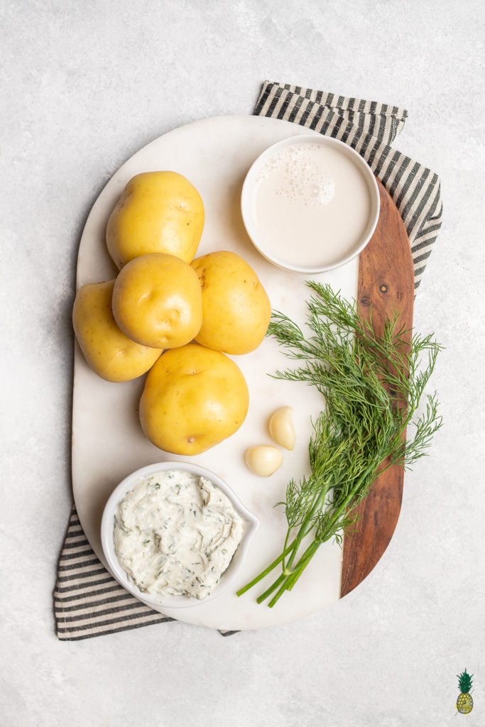 Vegan Mashed Potato Ingredients