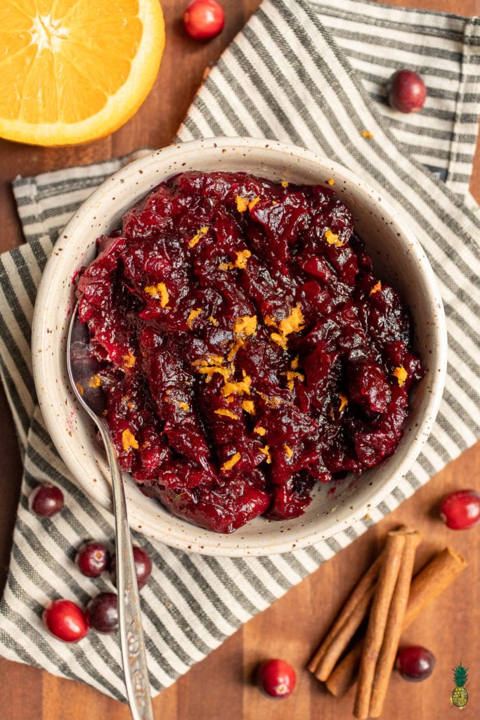 Thanksgiving Cranberry Sauce Easy