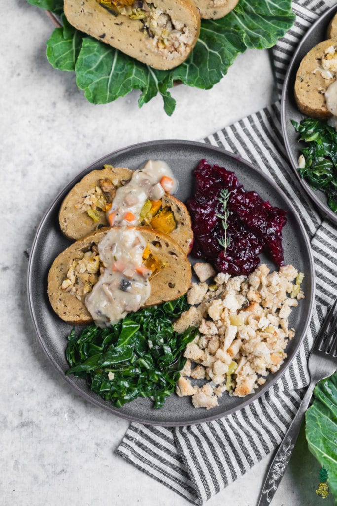 Homemade Vegan Holiday Seitan Roast