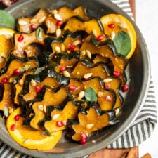 Maple Roasted Acorn Squash (Easy + 5-Ingredients)